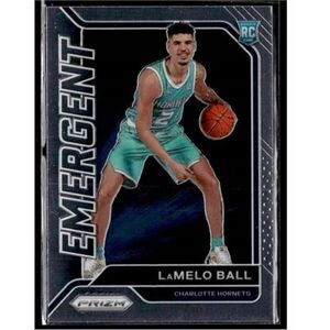 2020-21 LAMELO BALL ROOKIE PRIZM EMERGENT CARD